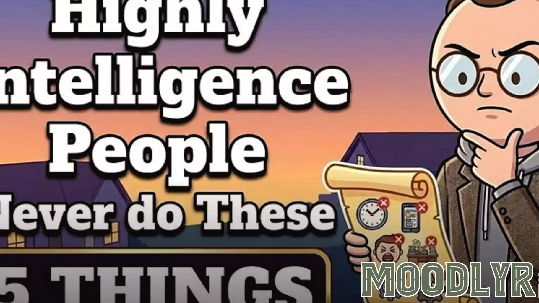 High IQ People Never Do These 5 Things (Psychology)